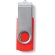 Memoria USB Marvin 16 GB con chip original y clip giratorio Rojo