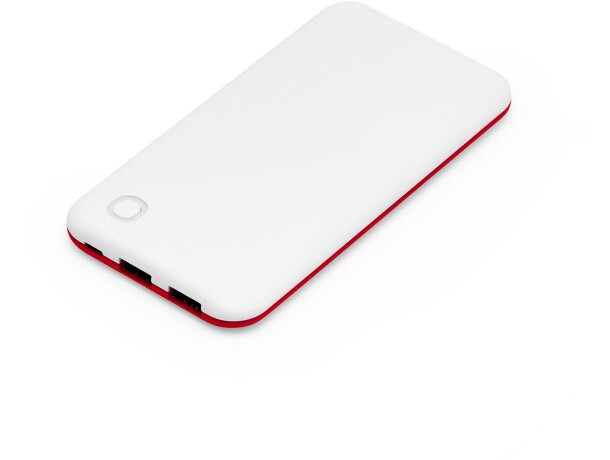 Batería externa personalizada 10000 mah de plástico Robbie Blanco/blanco detalle 4
