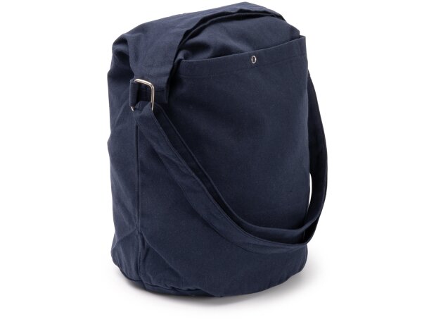 Bolsa petate Torla algodón reciclado con asa ajustable Blanco detalle 5