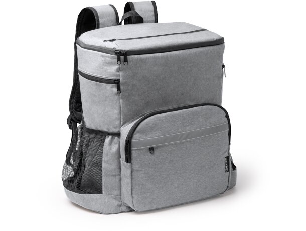 Mochila nevera Inuvik isotérmica RPET con compartimentos 22L Negro vigore detalle 4