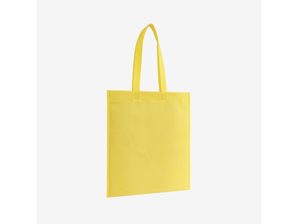 Bolsa tejido no tejido polipropileno sin fuelle 80 g/m2 Blanco detalle 3