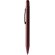 Bolígrafo metálico Leoni con puntero táctil y grabado Rojo oscuro