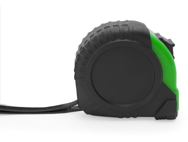 Flexometro de plástico detalles en goma 3 m Verde helecho detalle 7