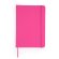 Bloc de notas A6 con tapa rígida polipiel Coral Fucsia