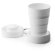 Vasos de plástico plegable pp 220ml Gosto Blanco detalle 4