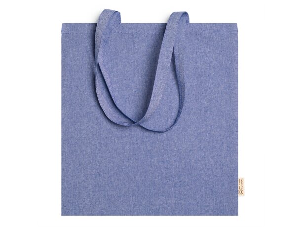Bolsa algodón acabado jaspeado reciclado 120 g/m2 Rivoli Royal detalle 5