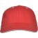 Gorras béisbol cierre velcro de algodón 260 g/m2 Panel Rojo detalle 49