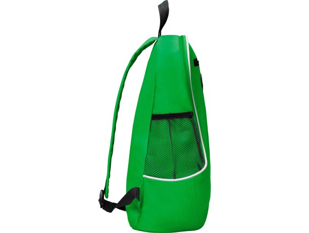 Mochila infantil deportiva poliéster Misuri Verde helecho detalle 23