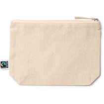 Neceser con cierre algodón fairtrade 180 g/m2