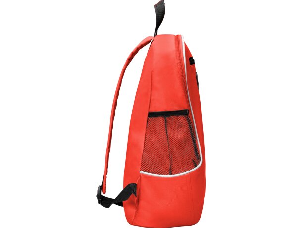 Mochila infantil deportiva poliéster Misuri Rojo detalle 35