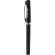 Bolígrafo Barot corporativo con acabado metalizado y clip Negro