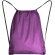Mochila de cuerdas de poliéster 210D multiusos 70 g/m2 Morado