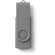 USB giratorio 8GB serigrafiado corporativo Riot plata