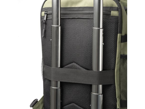 Mochila Brunox RPET 18L con apertura 180° y bolsillo antirrobo Negro detalle 3