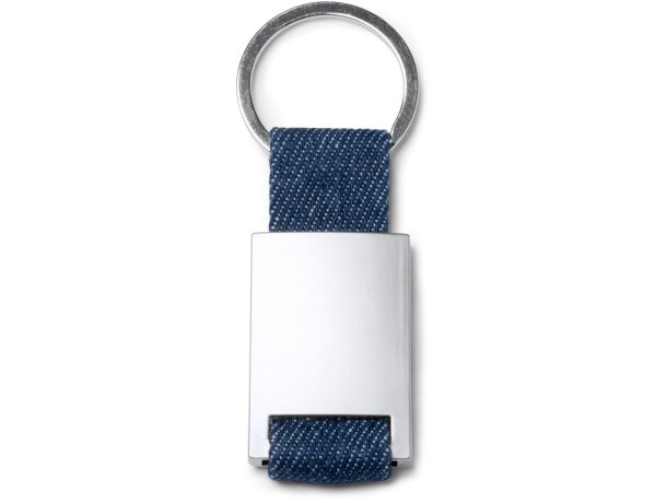 Llavero Betrix con tejido denim vigoré y acabado metálico Denim vigore detalle 3