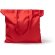 Bolsa algodón Kato con fuelle lateral y base 180 g/m² Rojo detalle 5