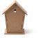 Casa pájaros Manik natural en MDF Crudo detalle 2