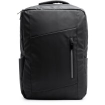 Mochila para ordenador personalizada Dixon PU leather impermeable negra