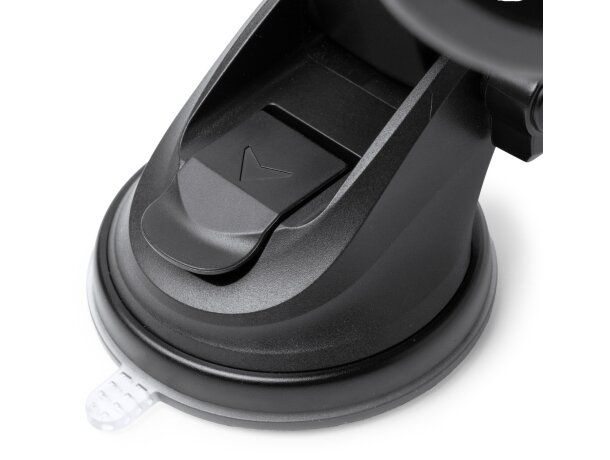 Soporte cargador inalámbrico Yoldix 15W para coche negro Negro detalle 4