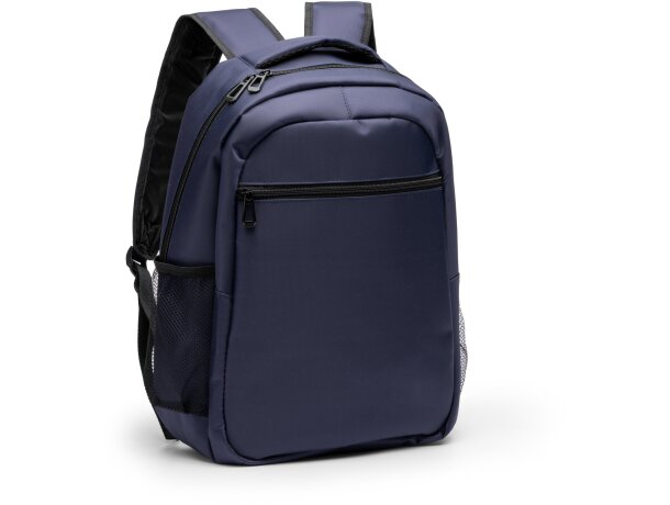 Mochilas para pc 15 corporativas en nylon reciclado Rubix Negro detalle 6