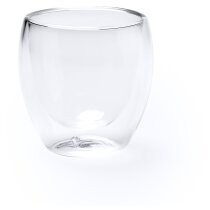 Set vasos cristal borosilicato térmico espresso