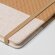 Libreta con banda elastica corporativa con tapa rígida y marcapágina unisex paja natural Bert Crudo detalle 1