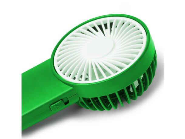 Ventilador portátil Pistol con diseño ergonómico en ABS Blanco detalle 1