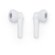 Auriculares de plástico con detalles en bambú VALDI Blanco detalle 1