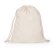 Mochila tipo saco publicitaria algodón 140 g/m² crudo cordones 8mm