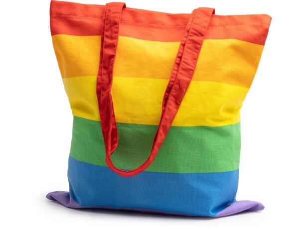 Bolsas de algodón para personalizar acabado multicolor 180 g/m2 Berlin Multi color detalle 2