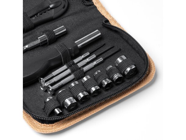 Set herramientas promocional estuche de corcho Decker Crudo detalle 2