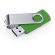 Memoria USB Marvin 16 GB con chip original y clip giratorio Verde helecho detalle 14