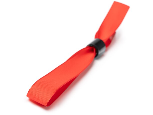 Pulsera RAVE de poliéster con cierre de seguridad para eventos Blanco detalle 3