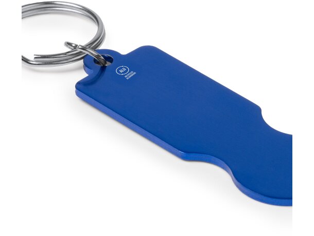 Llavero Hornet con moneda integrada aluminio reciclado Negro detalle 1