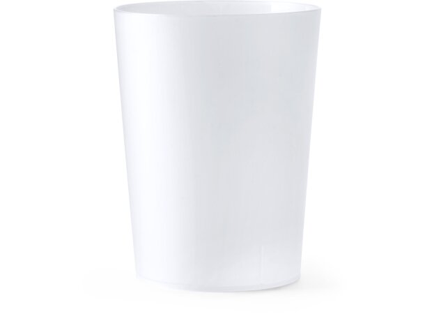 Vaso Vagen transparente reutilizable con acabado translúcido Transparente detalle 3