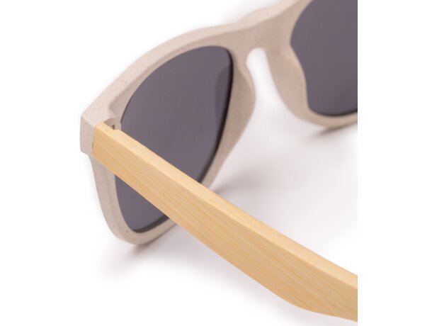 Gafas de sol fibra de trigo Bomer Crudo detalle 2