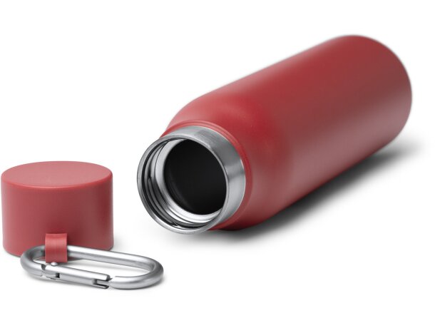 Bidón Cubel de acero inoxidable reciclado con doble pared Negro detalle 2