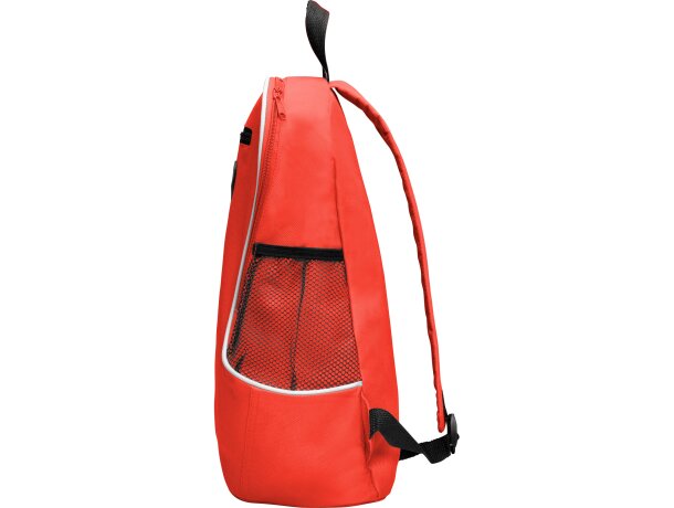 Mochila infantil deportiva poliéster Misuri Rojo detalle 34