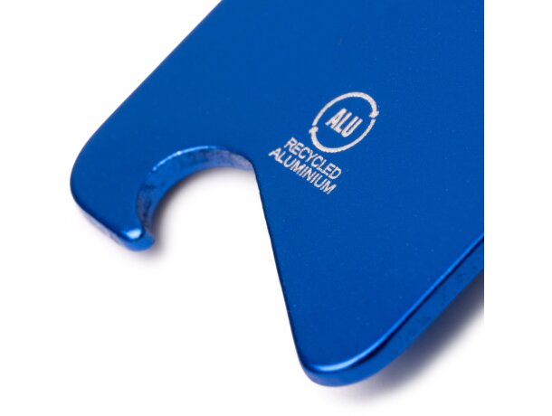 Llavero Flapik con abridor integrado de aluminio reciclado Negro detalle 1