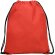 Mochila de cuerdas diversos colores non woven 80 g/m2 Calao Rojo