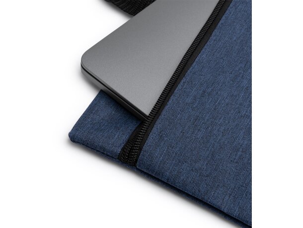 Portadocumentos Draper de poliéster reciclado con cremallera Negro detalle 1