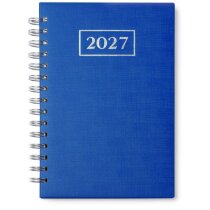 Agenda anillas Hera con tapa acolchada PU relieve