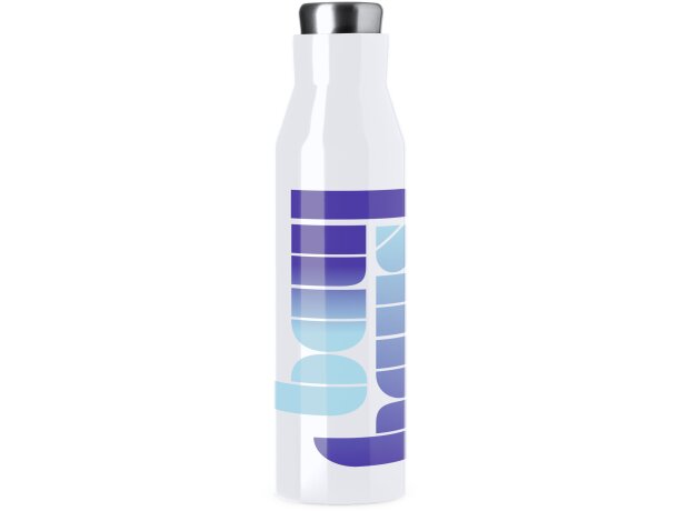 Botellas de acero antigoteo y doble pared 600ml Torke Blanco detalle 1