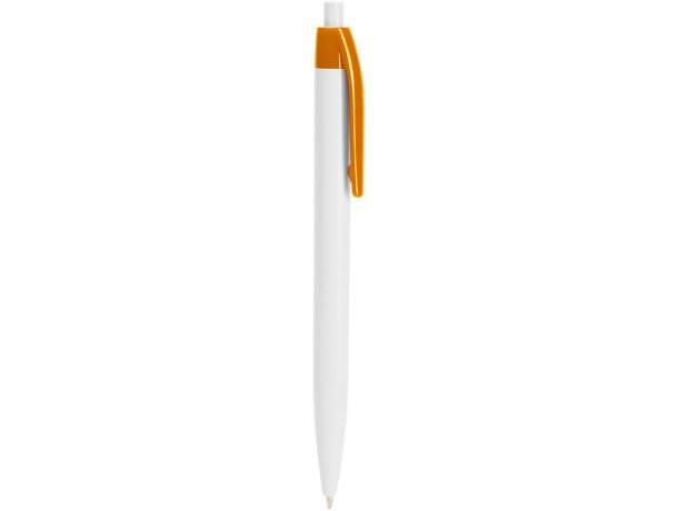 Bolígrafo con nombre con pulsador unisex plástico tinta azul Naranja detalle 15