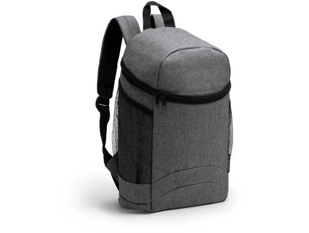 Mochila nevera con bolsillos de red rPET vigoré Ruper Negro detalle 6