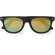 Gafas de sol acabado negro mate y lentes espejo