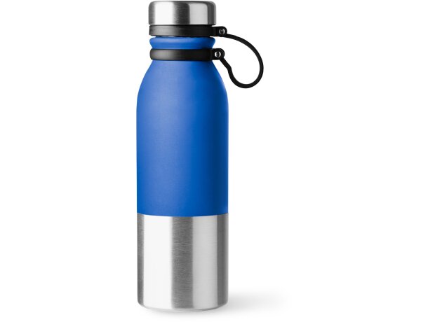 Botella de acero con acabado mate bicolor 850ml Alke Blanco detalle 4