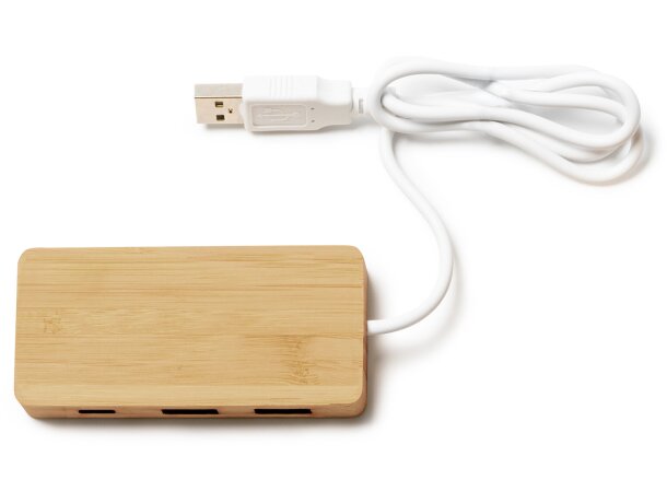 Puerto USB NEPTUNE Madera detalle 3