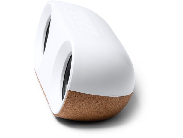 Altavoz inalámbrico sostenible Mambo Blanco detalle 2