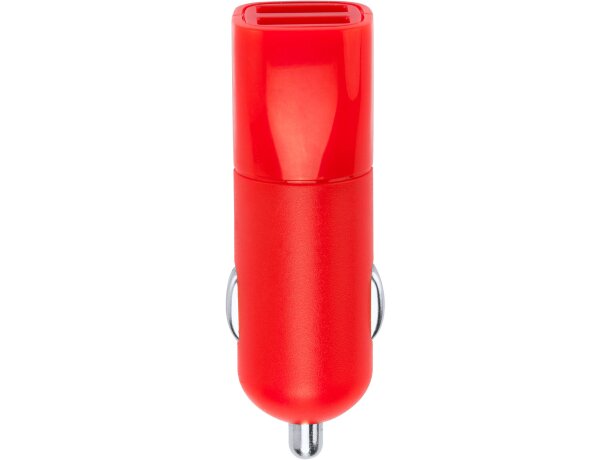 Cargador coche USB LANCER Rojo detalle 10